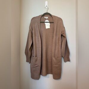 Miracle open-front cardigan